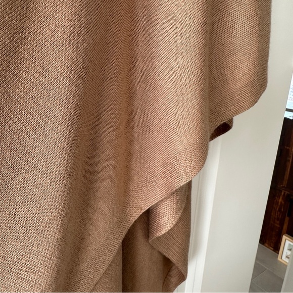 Eileen Fisher Camel Poncho Wrap - NWOT - Picture 7 of 8